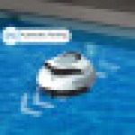 ワイヤレスプールクリーナーロボット、自動駐車機能付き、地上/地下プールに対応、UKプラグ